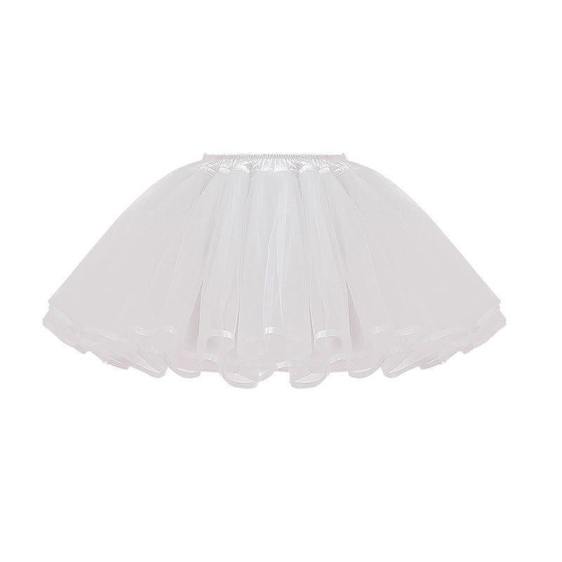 No-Bone Lolita Petticoat - Soft Polyester, Cosplay & Daily Wear