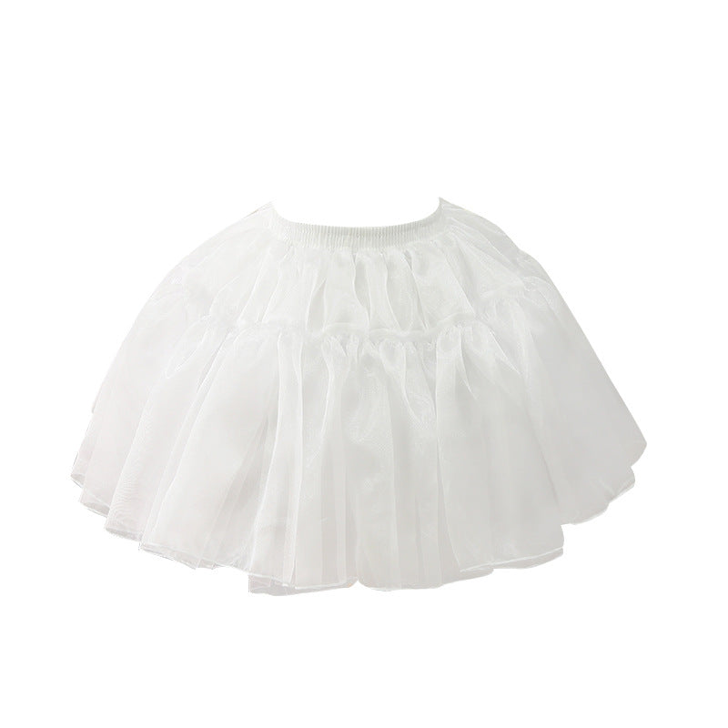 Lolita Skirt With Tulle Underskirt - Soft Daily Wear Style