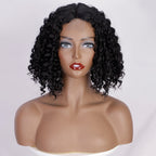 Short Curly Afro Wig - Natural Bouncy High-Temp Fiber