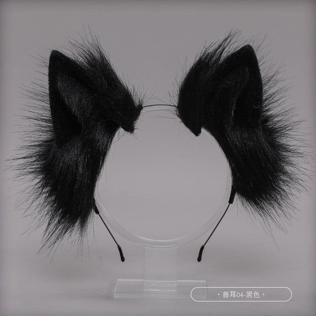 Cute Cat Ear and Tail Cosplay Accessories Set