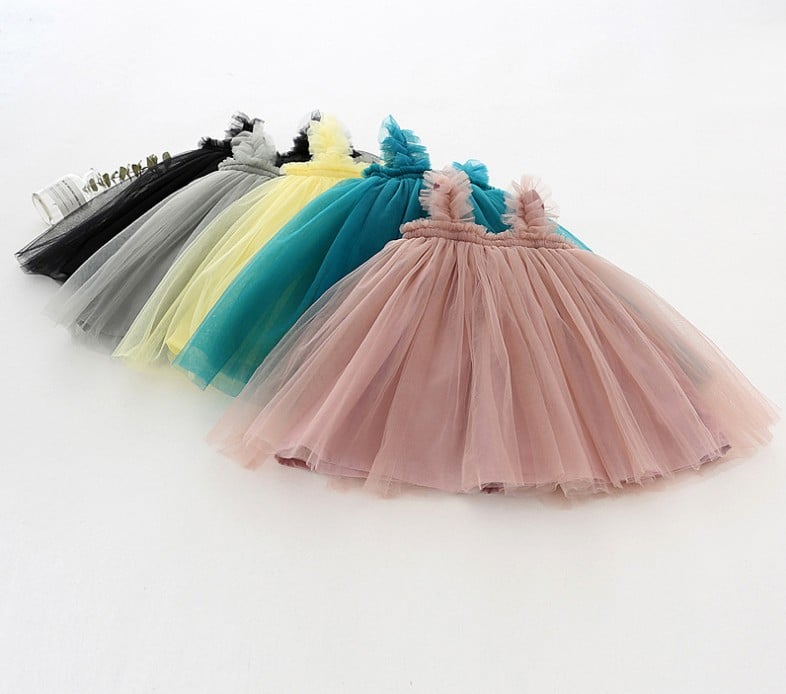 Toddler Princess Fairy Tutu Skirt - Backless Sling Style