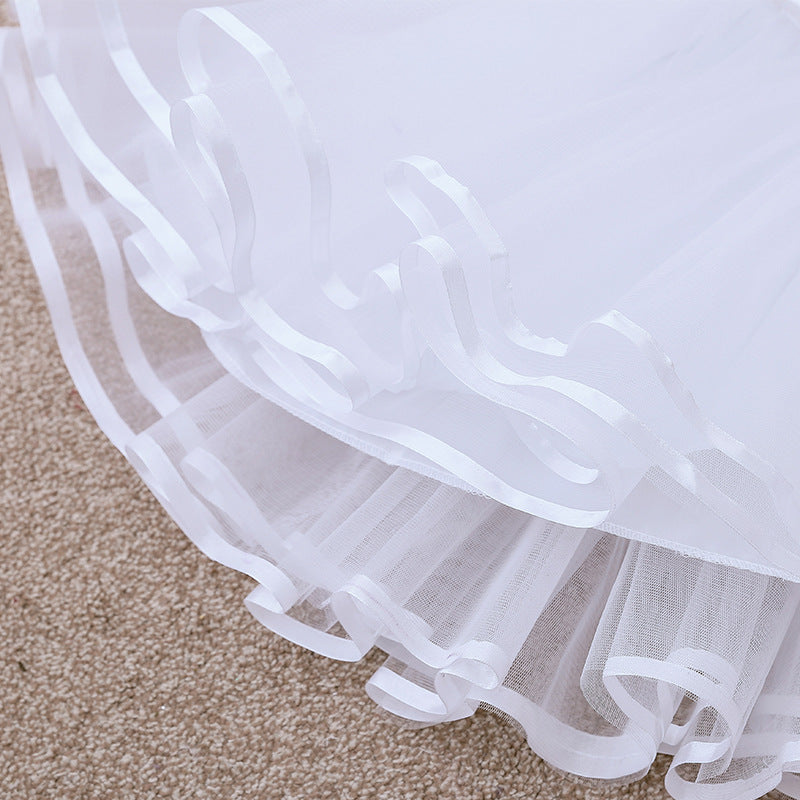No-Bone Lolita Petticoat - Soft Polyester, Cosplay & Daily Wear