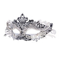 Venetian Masquerade Mask - Rhinestone Inlay, Mardi Gras Ball