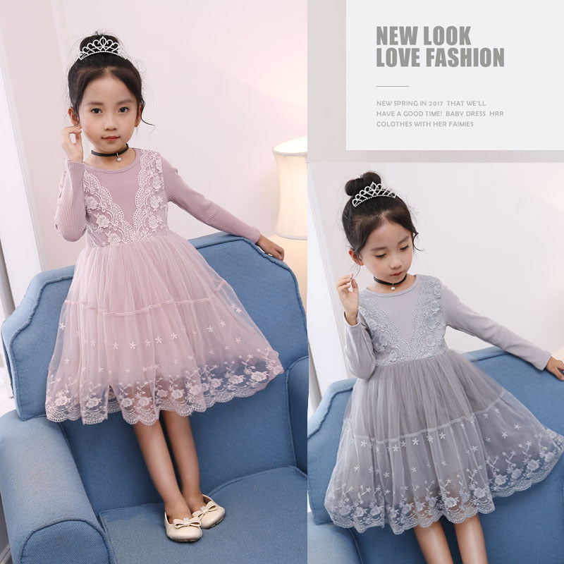 Children's Princess Dress - Soft Breathable Cotton, Korean Cut