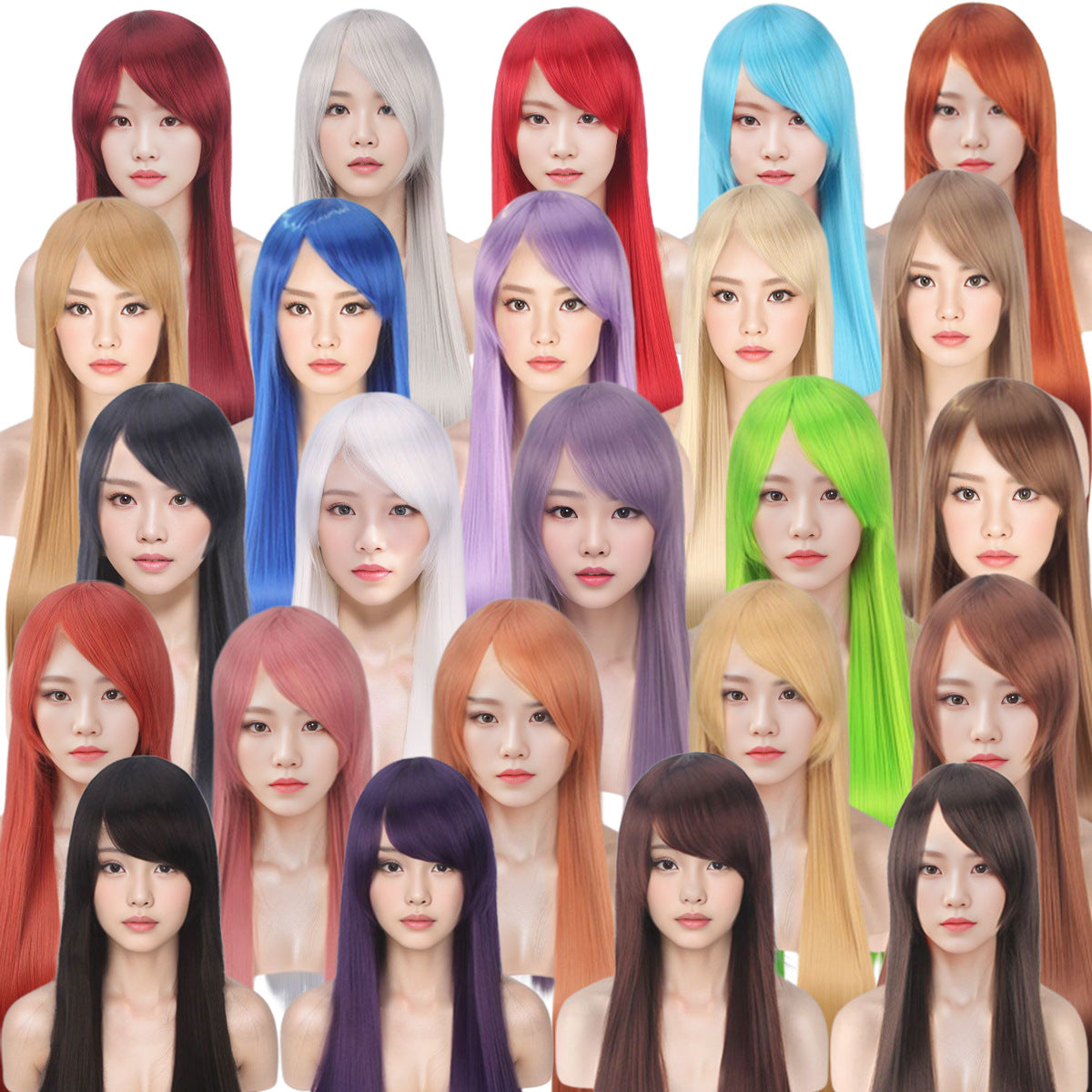 Long Straight Anime Cosplay Wig - for Conventions & Parties
