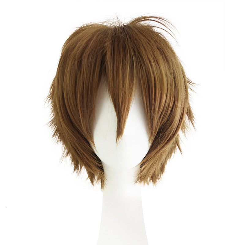 Short Straight Anime Cosplay Wig - Party & Everyday Wear