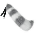 Striped Fox Tail Cosplay Accessory - Anime Convention Prop