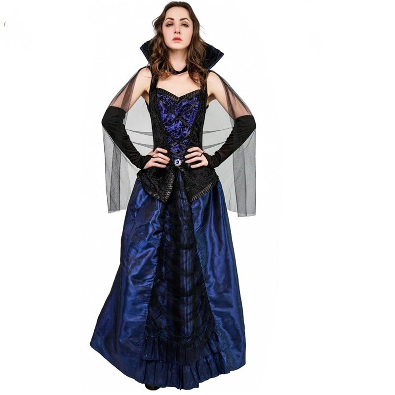 Women's Vampire Halloween Costume - Role-Play Party Dress