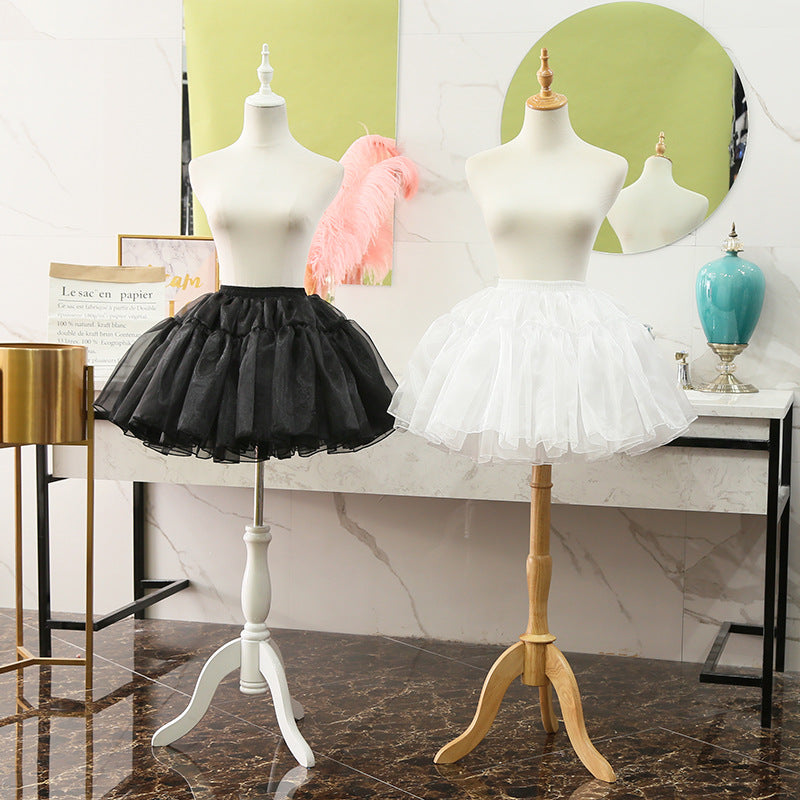 Lolita Skirt With Tulle Underskirt - Soft Daily Wear Style
