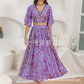 Shawl Beach Dress & Kimono Set - Summer Vacation Cover-Up