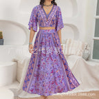 Shawl Beach Dress & Kimono Set - Summer Vacation Cover-Up