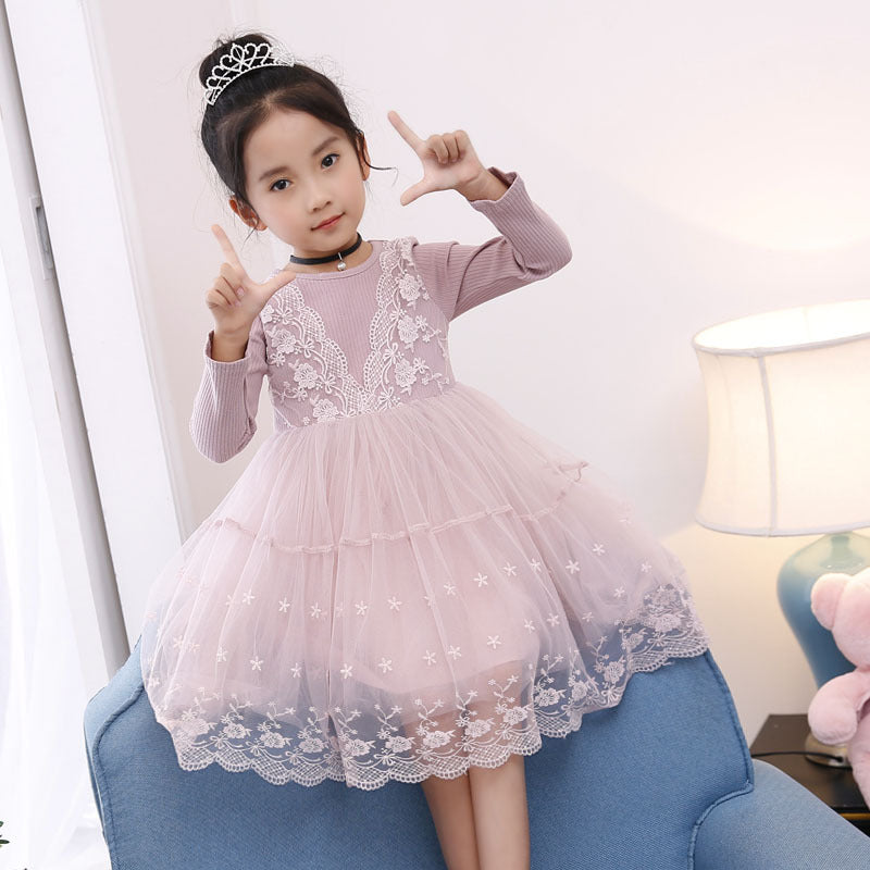 Children's Princess Dress - Soft Breathable Cotton, Korean Cut