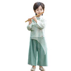 Boys' Traditional Hanfu Outfit - Chinese Style Performance Wear