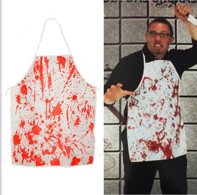 Bloodstained Apron Horror Prop - Non-Woven Costume Accessory
