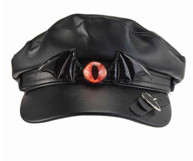 Gothic Punk Newsboy Cap - Handcrafted Harajuku Peaked Hat