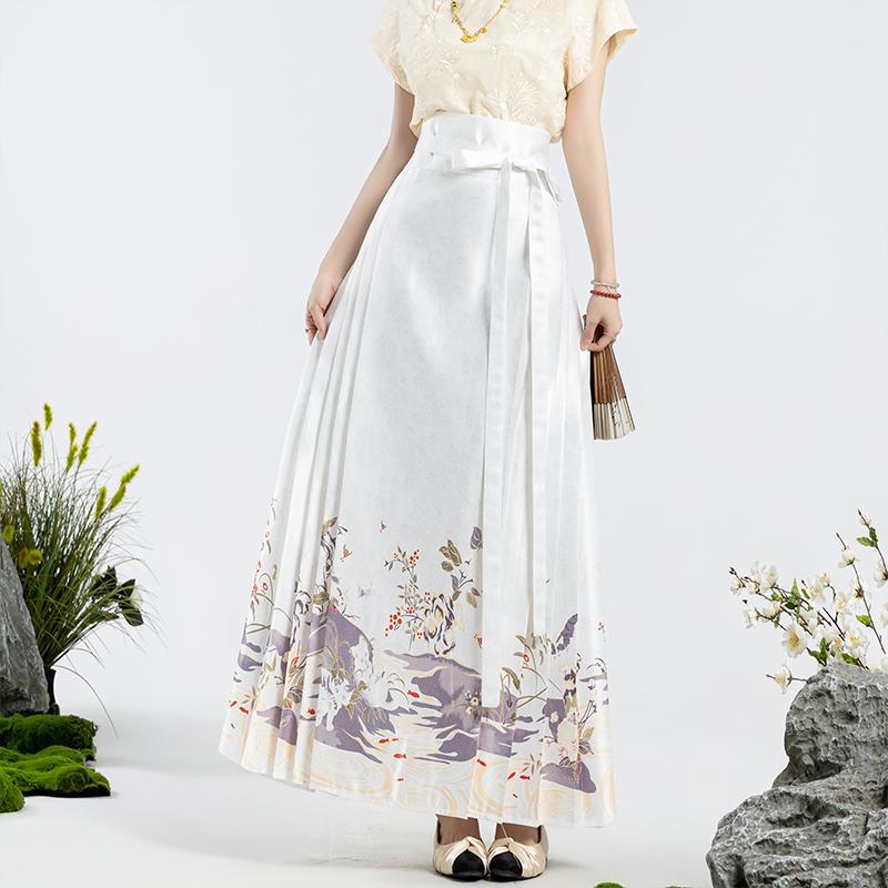 Women's Hanfu Ma Mian Skirt - Modern Traditional Fashion