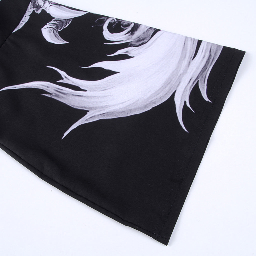Unisex Kimono Jacket - Loose Print, Three-Quarter Sleeve