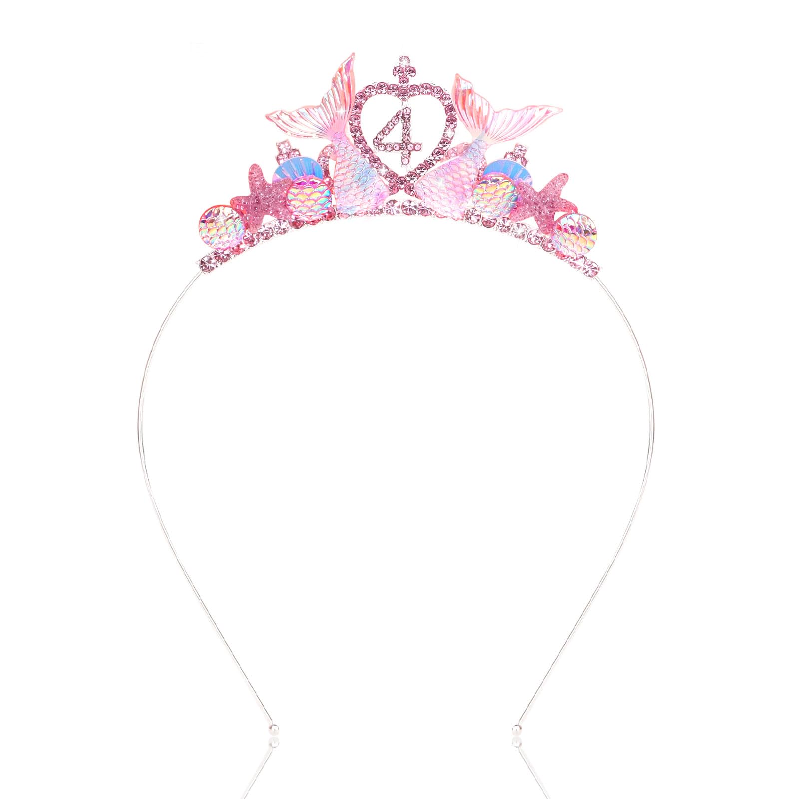 Mermaid Tiara Headband - Rhinestone Birthday Party Favor
