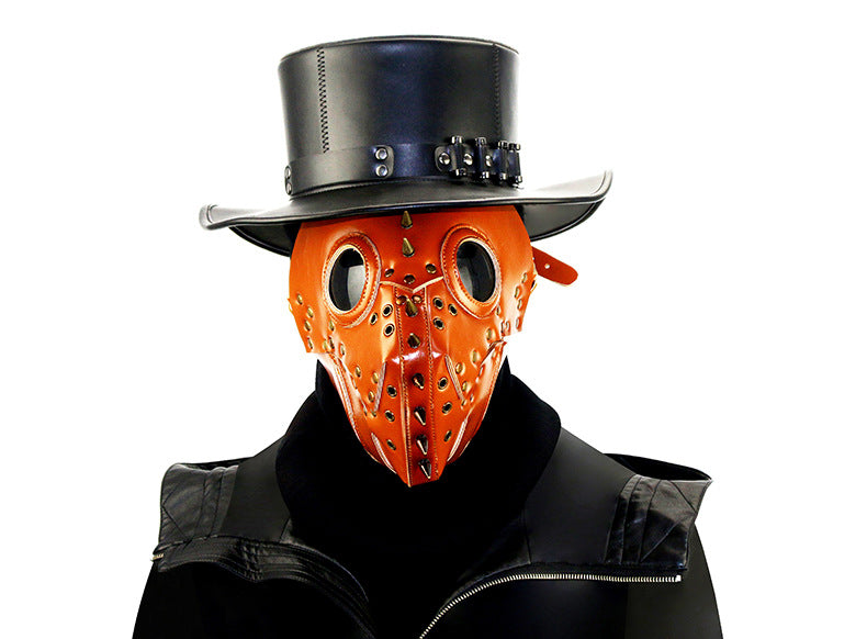 Steampunk Plague Doctor Mask - PU Leather Halloween Cosplay