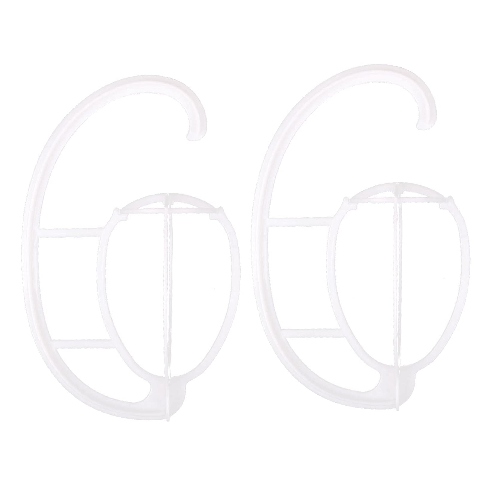 Hanging Wig Stand 2 Pack - Collapsible Holder for Styling