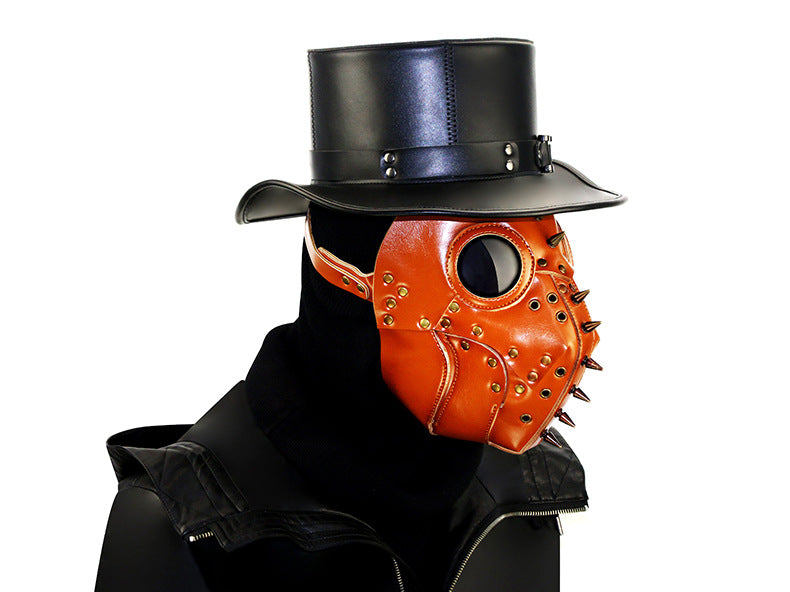 Steampunk Plague Doctor Mask - PU Leather Halloween Cosplay