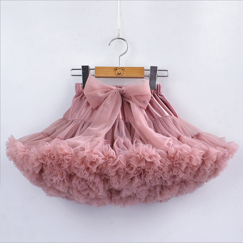 Girls Princess Tutu Skirt - Polyester Dress-Up & Party Wear
