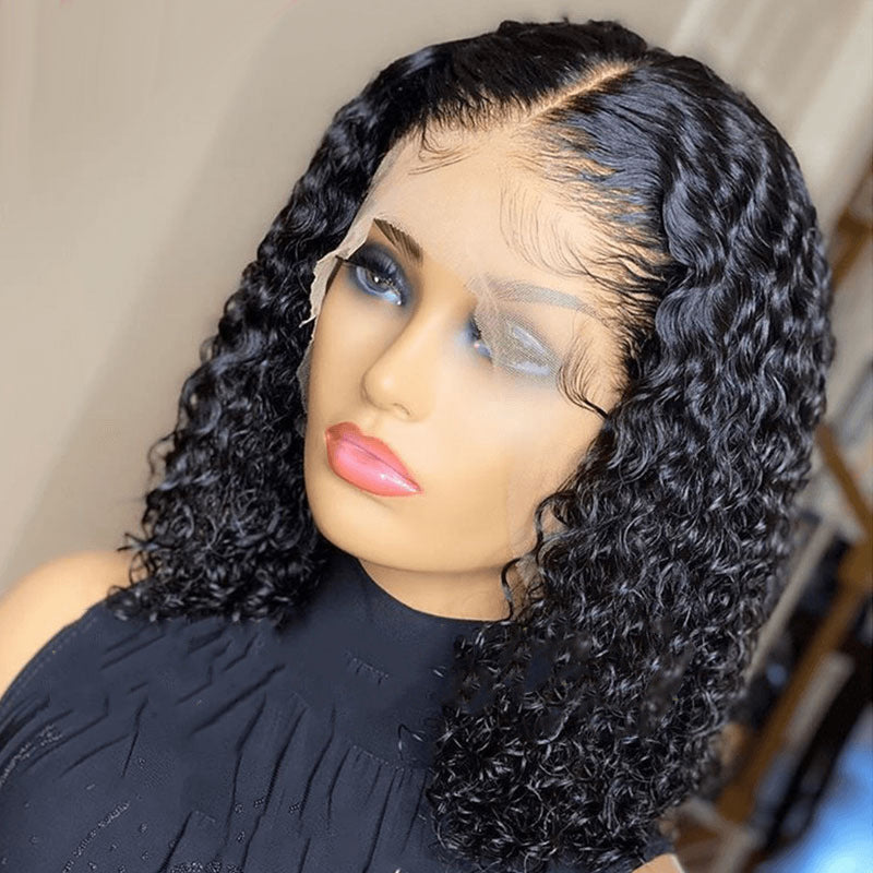 Short Curly Afro Wig - Natural Bouncy High-Temp Fiber