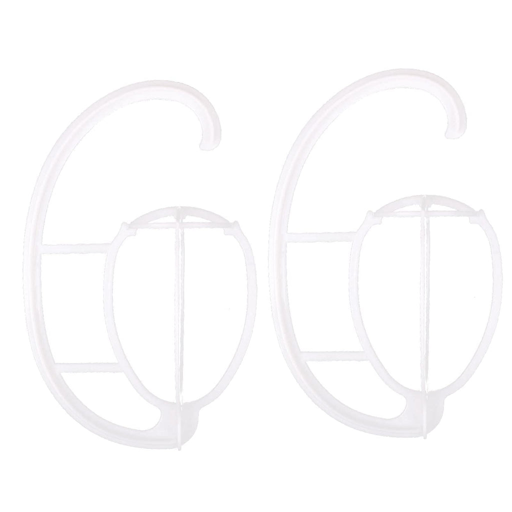 Hanging Wig Stand 2 Pack - Collapsible Holder for Styling