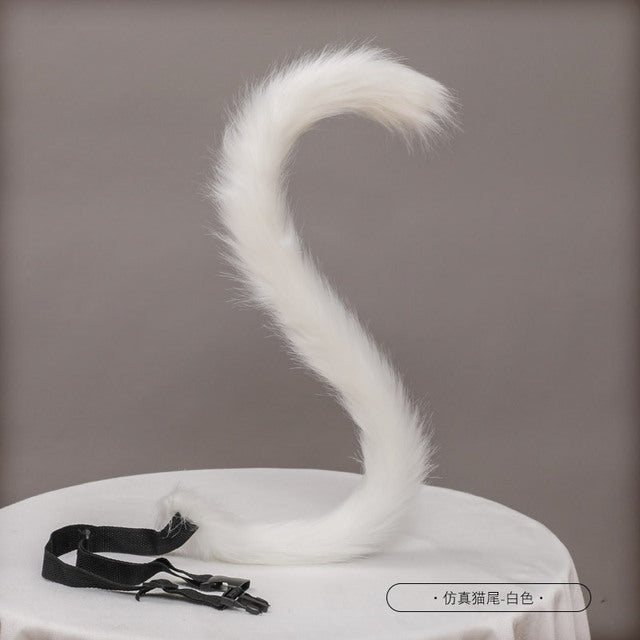 Cute Cat Ear and Tail Cosplay Accessories Set