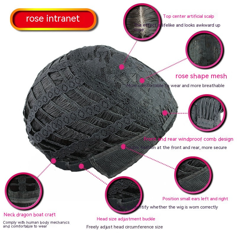 Short Curly Afro Wig - Natural Bouncy High-Temp Fiber