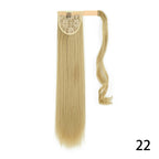 Long Straight Wig with Natural Look Ponytail (High Temp)