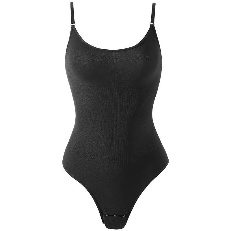Sculpting Corset Bodysuit - Breathable Nylon-Spandex Blend