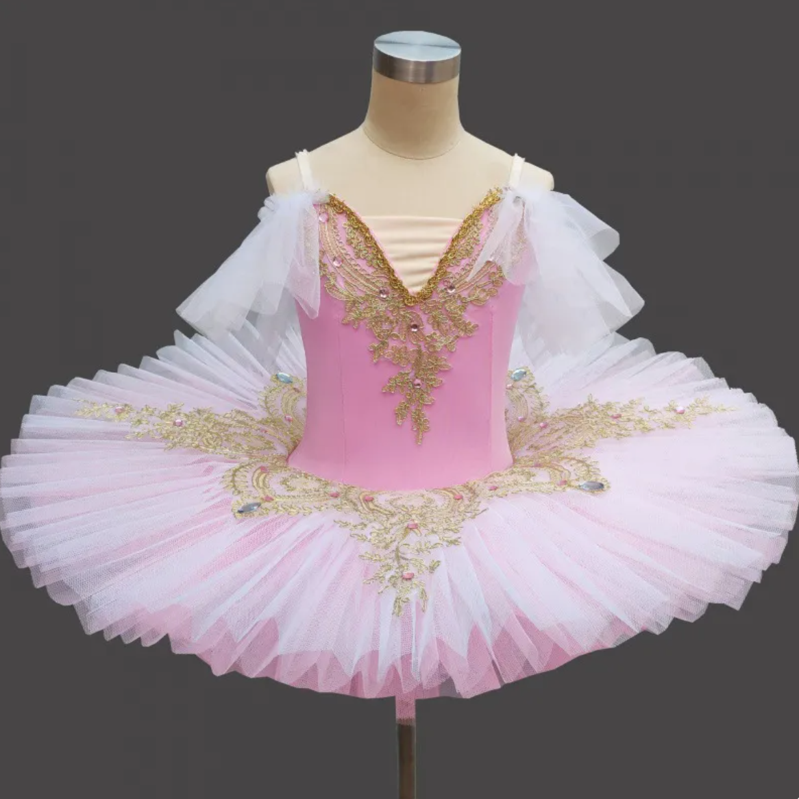 Girls Tulle Ballet Tutu Dress - Lightweight Recital Wear