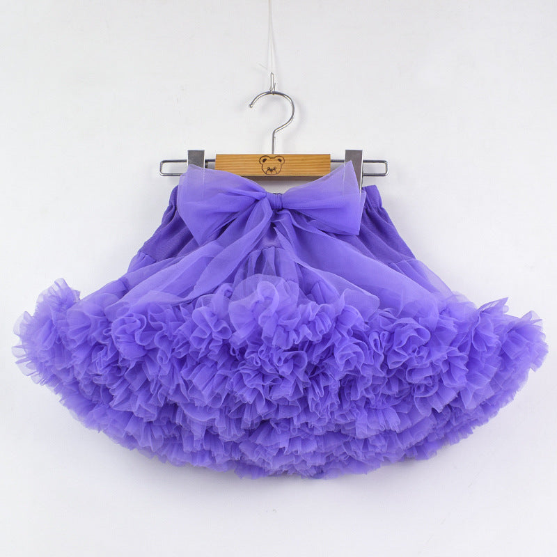 Girls Princess Tutu Skirt - Polyester Dress-Up & Party Wear