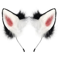 Anbiliwobo Wolf Fox Furry Ears Headwear Halloween Cosplay Cat Ears Headband - detail view