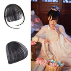 Ancient Style Wig with Bangs for Cosplay and Performances - detail view
