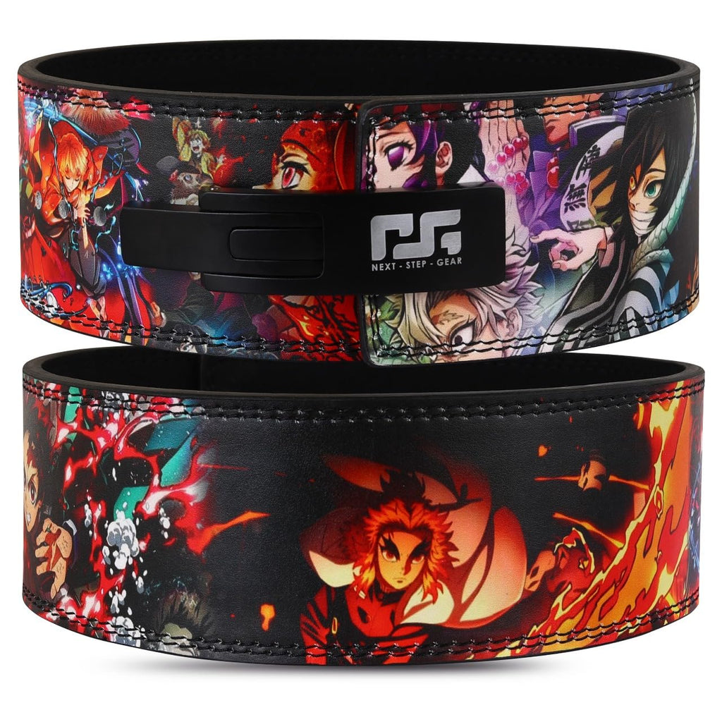 Anime Print Lever Gym Belt - detail view