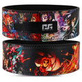 Anime Print Lever Gym Belt - detail view