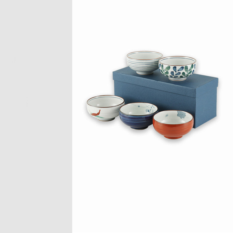 Arita Ware Japanese Rice Bowl for Housewarming Gifts - detail view