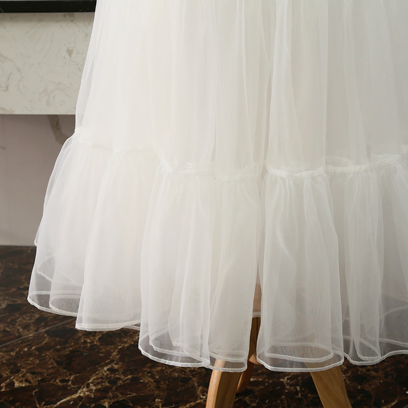 Soft Tulle Lolita Skirt Pannier - Flowing Cosplay Underskirt