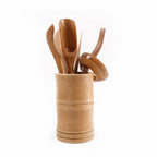 Bamboo Kung Fu Tea Set with Tool Accessories - front view