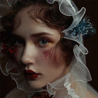 Vintage Lolita Lace Flower Headpiece - Fairytale Hair Accessory
