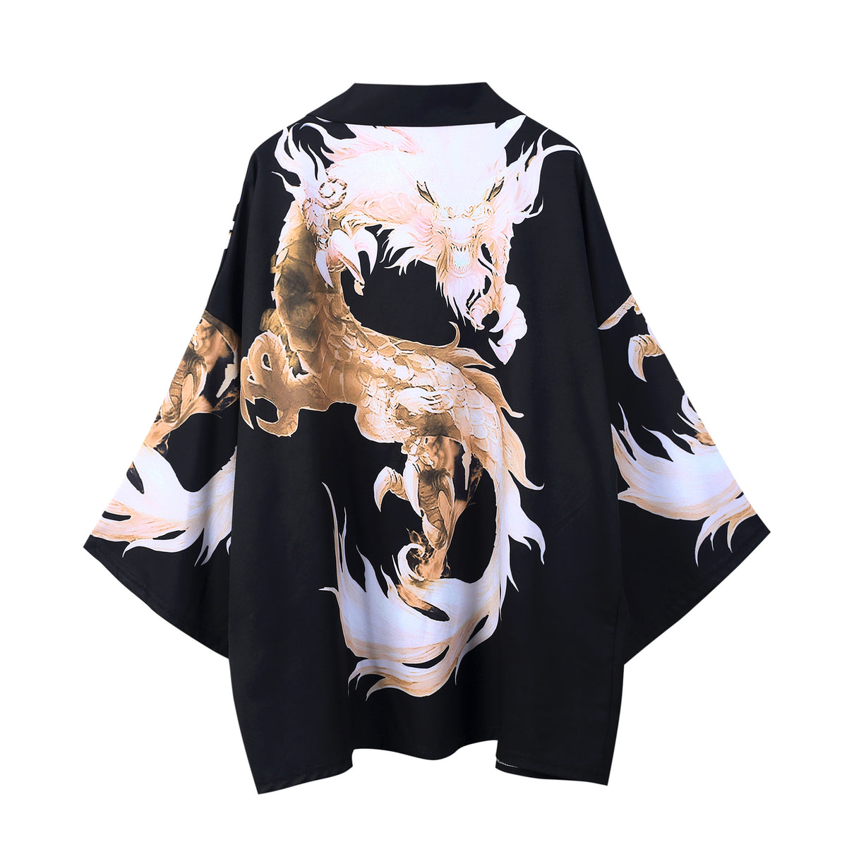 Unisex Kimono Jacket - Loose Print, Three-Quarter Sleeve