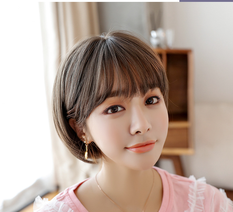 Bob Cut Wig - Wig Cap - front view