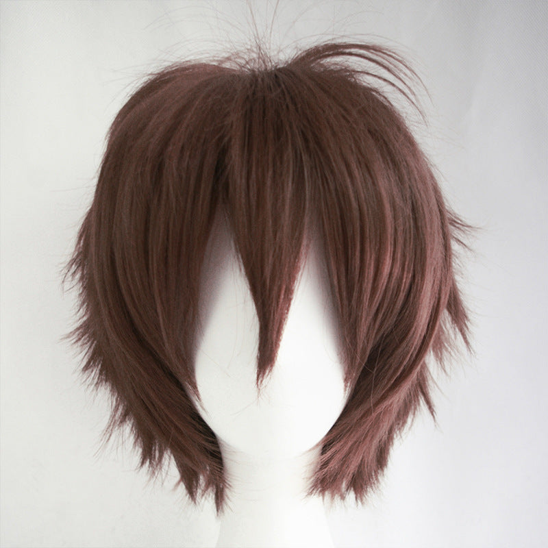 Short Straight Anime Cosplay Wig - Party & Everyday Wear