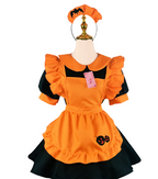 Embroidered Maid Costume Outfit - Polyester Halloween Dress