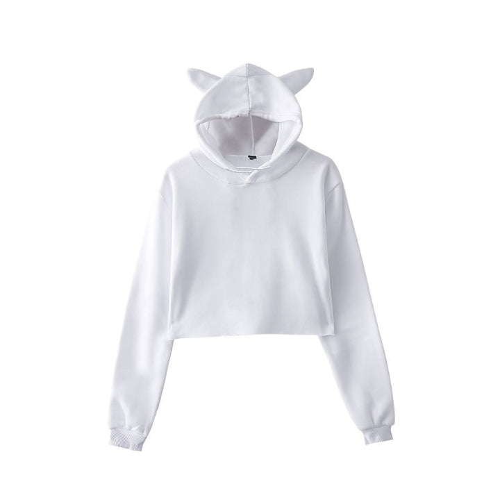 Custom Cat Ear Hoodie - Personalized Cotton Blend Sweatshirt