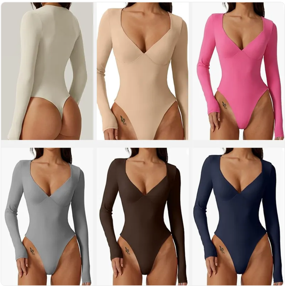 Women's Simple T-Back Corset - Flattering Nylon Design