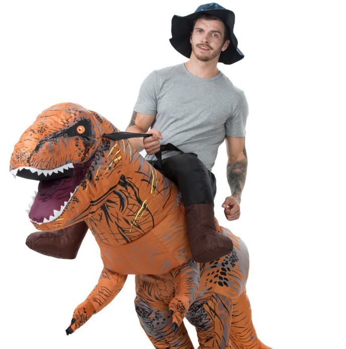 Inflatable T-Rex Dinosaur Costume - Adult Halloween Party