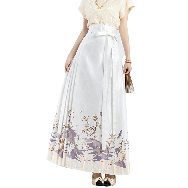 Women's Hanfu Ma Mian Skirt - Modern Traditional Fashion